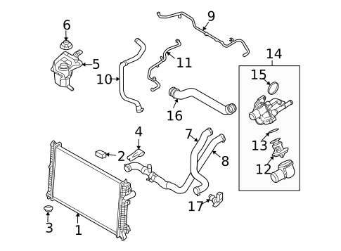 Radiators, Coolers & Related Components for 2008 Lincoln MKZ #0