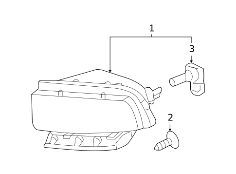 Bulbs - Chassis for 2005 Chevrolet Corvette #2
