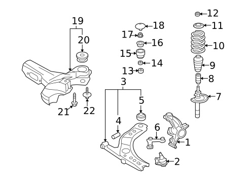 Suspension Components for 2009 Volkswagen Beetle #2