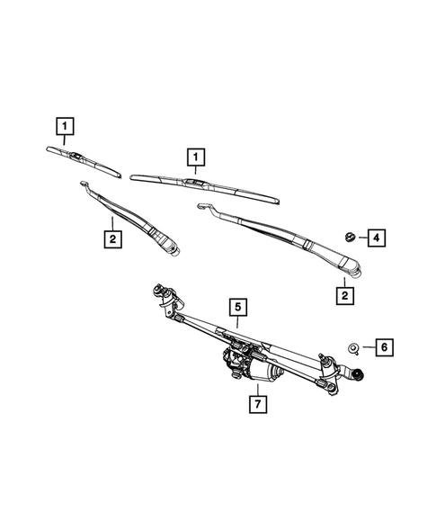 Wiper and Washer System for 2018 Jeep Grand Cherokee #0