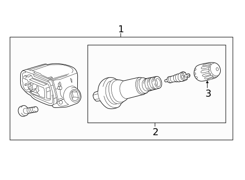 Tire Pressure Monitor Components for 2021 Chevrolet Camaro #0