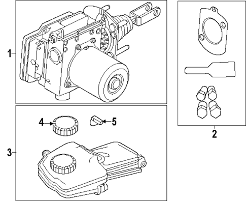Master Cylinder - Components On Dash Panel for 2022 Land Rover Discovery Sport #0