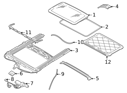 Sunroof for 2008 Jaguar S-Type #0