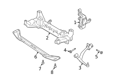 Suspension Components for 2007 INFINITI FX45 #1