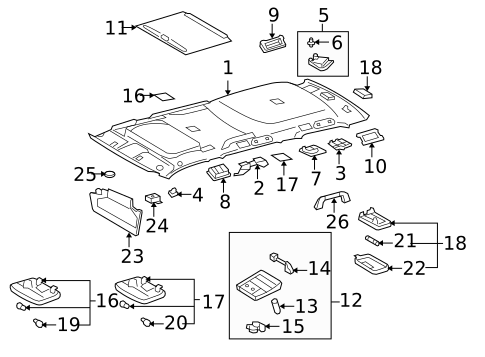 Sunroof for 2008 Toyota Sequoia #1