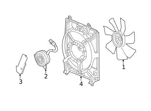 Condenser Fan for 2014 Honda Civic #0