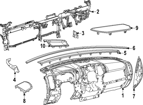 Instrument Panel for 2025 Ram 1500 #0