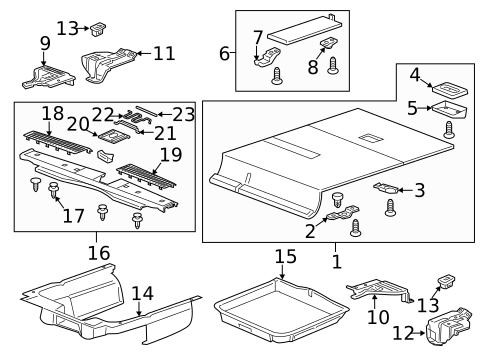 Interior Trim - Rear Body for 2014 Acura TSX #2