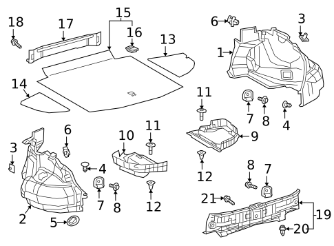 Interior Trim - Rear Body for 2025 Lexus ES300h #0