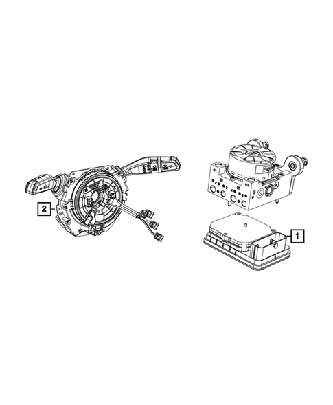 Keys, Modules and Engine Controllers for 2018 Jeep Wrangler #1