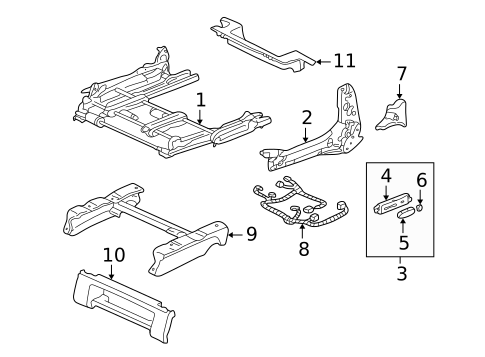 Power Seats for 2006 Acura MDX #0