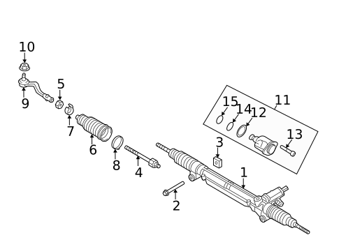 Steering Gear & Linkage for 2009 Audi Q5 #0