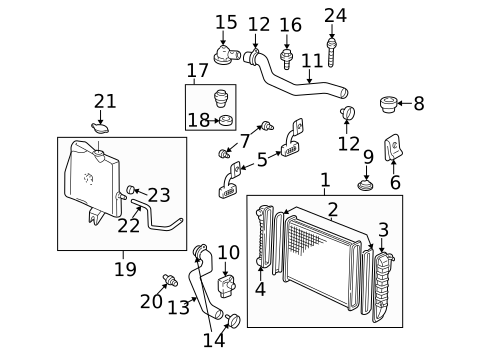 Radiator & Components for 2002 Chevrolet Impala #0