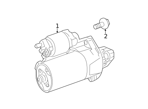 Starter for 2016 Mercedes-Benz CLS 63 AMG® S #1