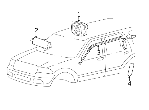 Air Bag Components for 2017 Lincoln Navigator #0