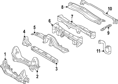 Crossmembers & Components for 2024 Toyota Tacoma #0