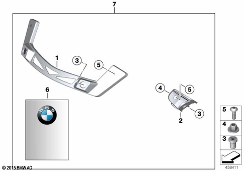 Motorcycle Trim Section, Windshield for 2008 BMW-Motorrad K 1200 R #8