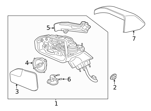 Outside Mirrors for 2018 Lincoln MKZ #0