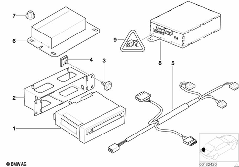 Navigation System for 2005 BMW X5 3.0i #0