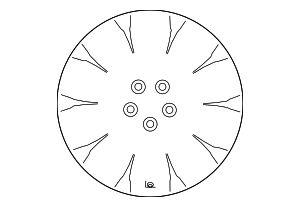 52906T6010 - : Wheel, Alloy for Genesis: GV80 Image