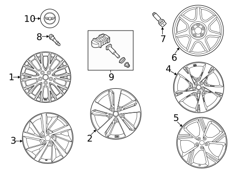 Wheels for 2023 Genesis GV80 #0