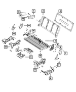1NP58DX9AA - Interior Trim: Seat Armrest for Mopar Image