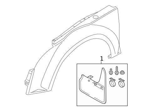 Exterior Trim - Fender for 2012 Audi TT RS Quattro #0
