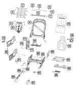 68405354AA - Interior Trim: Seat Clip for Mopar Image