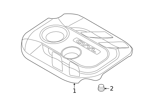 Engine Appearance Cover for 2015 Hyundai Tucson #0