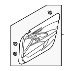 82307J6030REQ - Body: Door Trim Panel for Kia: K900 Image
