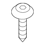 1249205123 - Body: Door Trim Panel Screw for Kia: Amanti, Borrego, Cadenza, Carnival, EV6, EV9, Forte, Forte Koup, Forte5, K4, K5, K900, Niro, Niro EV, Optima, Rio, Rio5, Sedona, Seltos, Sorento, Soul, Soul EV, Sportage, Stinger, Telluride Image