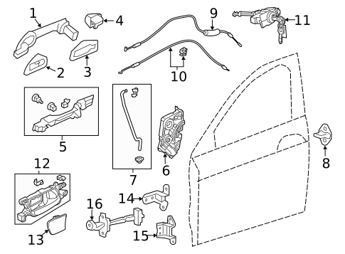 Rear Door for 2014 Honda Accord #0