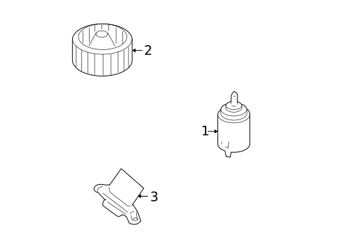 Blower Motor & Fan for 2008 Saturn Aura #0