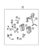 57009303AA - Emission Controls: Vapor Canister Assy for Mopar Image