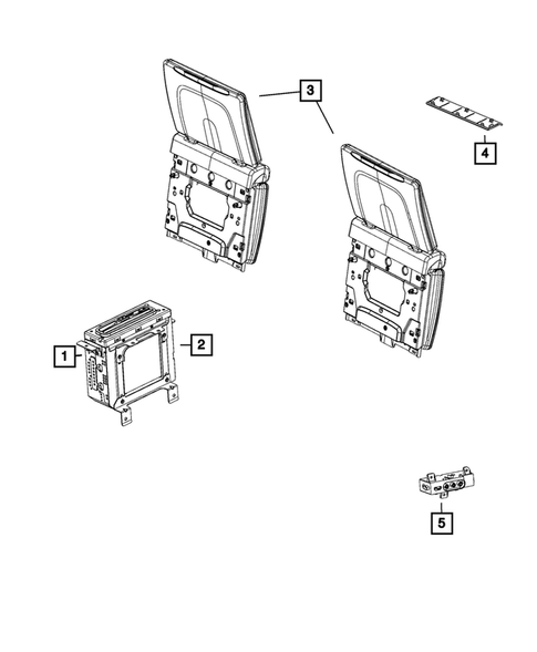 Radio, Antenna, Speakers, DVD, and Video systems for 2020 Jeep Grand Cherokee #3
