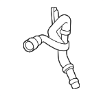 17127562177 - Cooling System: Inlet Hose for BMW: 540i xDrive Image