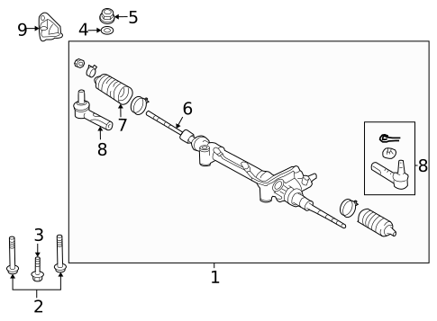 Steering Gear & Linkage for 2019 Toyota Land Cruiser #0