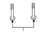 90105A0329 - Steering: Mount Bolt for Toyota Image