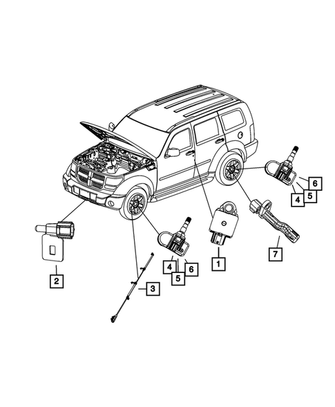 Sensors for 2008 Dodge Nitro #0