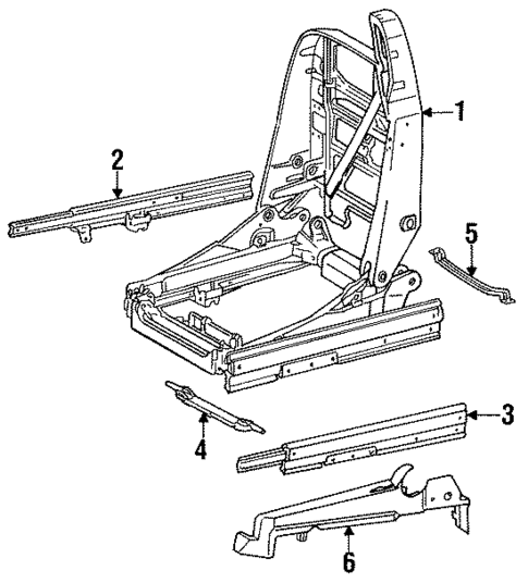 Tracks & Components for 1990 Mercedes-Benz 300 SL #0