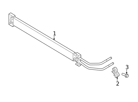 Power Steering Oil Cooler for 2013 Porsche Cayenne #0