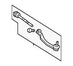 32105A44DD5 - : Tie Rod Assembly for Mini: Cooper Image