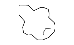 TK4951W24 - Body: Lower Molding Fastener for Mazda Image