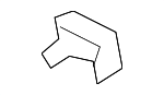 LR165498 - Body: Bumper Cover Support Rail Nut for Land-Rover Image