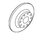 5QN615601A - Brakes: Rotor for Volkswagen: Jetta, Taos Image