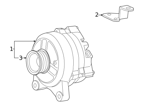 Alternator for 2002 Lincoln Blackwood #0