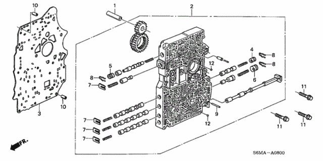 AT Main Valve Body for 2006 Acura RSX #0