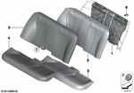 52207259946 - Seats: Supporting Part, Backrest for BMW: 320i, 320iX, 328d, 328dX, 328i, 328iX, 330e, 330i, 330iX, 335i, 335iX, 340i, 340iX, Hybrid 3 Image image