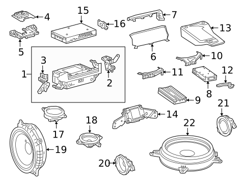Sound System for 2022 Lexus IS300 #5