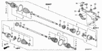 44327SDAA01 - Chassis: BAND B, DRIVESHAFT (OETIKER LIMITED) for Honda Image
